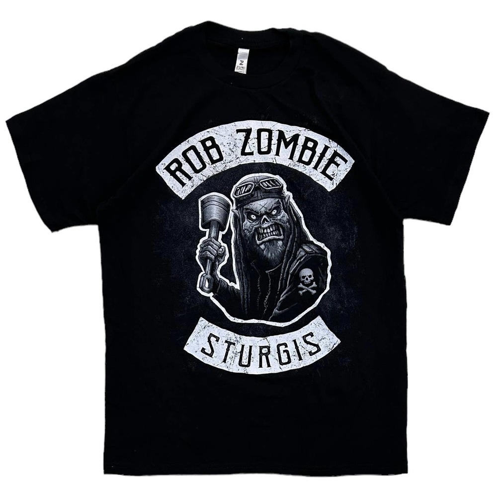 Rob Zombie Men's Officially Licensed Sturgis Concert Bike Rally Tee T-Shirt